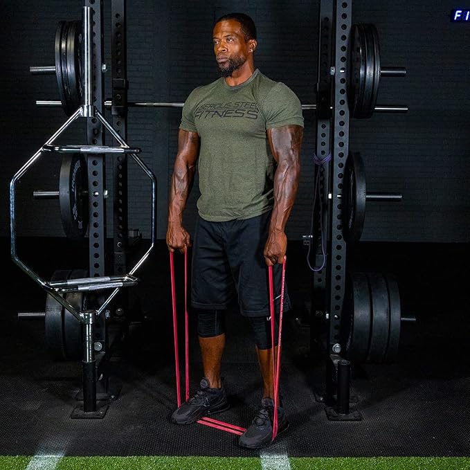 Serious Steel 41" Assisted Pull-up Band, Heavy Duty Resistance Band Sets, Stretching, Powerlifting