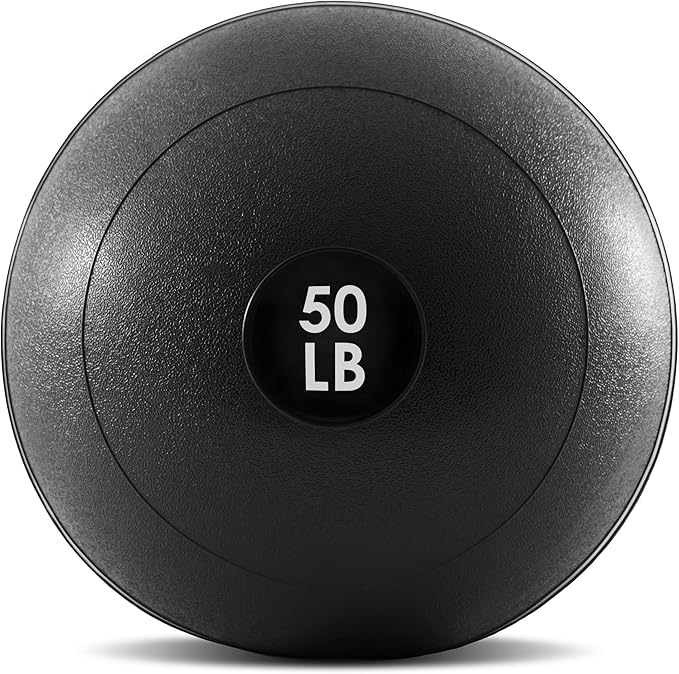 ProsourceFit Slam Medicine Balls 5, 10, 15, 20, 25, 30, 50lbs Smooth and Tread Textured Grip Dead