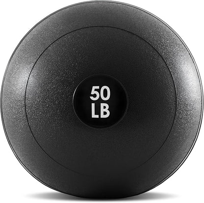 ProsourceFit Slam Medicine Balls 5, 10, 15, 20, 25, 30, 50lbs Smooth and Tread Textured Grip Dead