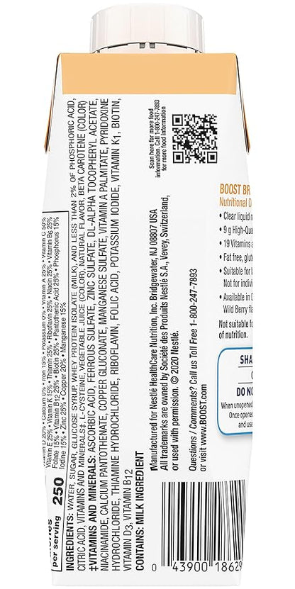 Boost Breeze Nutritional Drink (8 Fl Oz (Pack of 3), Orange)