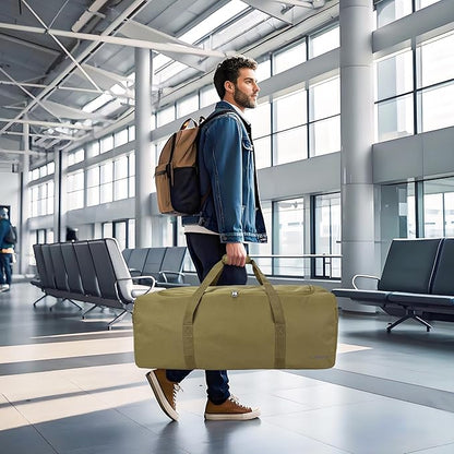 Large Duffle Bag for Travel, 100L Travel Bags for Men Extra Large Duffel Bag Water & Tear Resistant