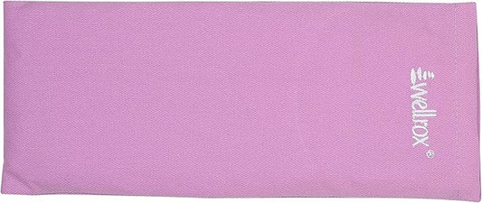 Weighted Eye Pillow - Flaxseeds & Lavender Eye Pillow Weighted for Restorative Yoga, Meditation &