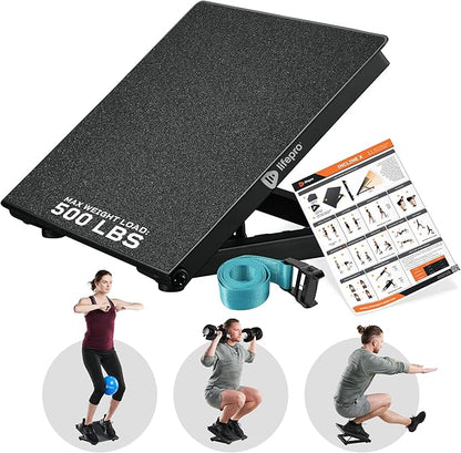 Lifepro Calf Stretcher Slant Board - Holiday Gifts Incline Board for Calf Stretching, Ankle Slant