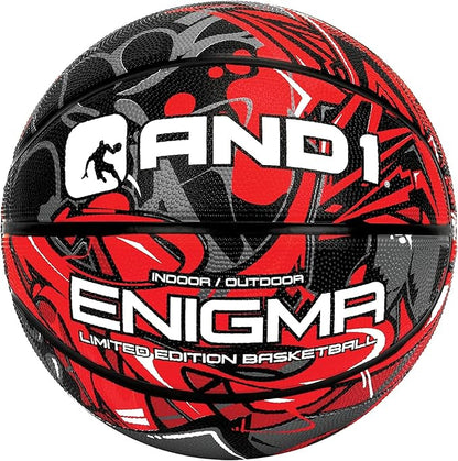 AND1 Enigma Basketball - Streetball for Indoor and Outdoor Use, Deep Channel Construction and