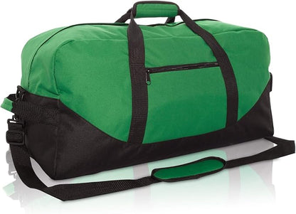 DALIX 25" Big Adventure Large Gym Sports Duffle Bag (Black Grey Navy Blue Red Camo)