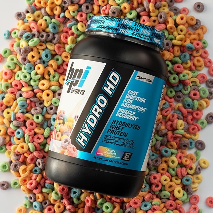 BPI Sports Hydro HD - 100% Hydrolyzed Whey Protein Powder - Muscle Growth, Recovery, 25g of