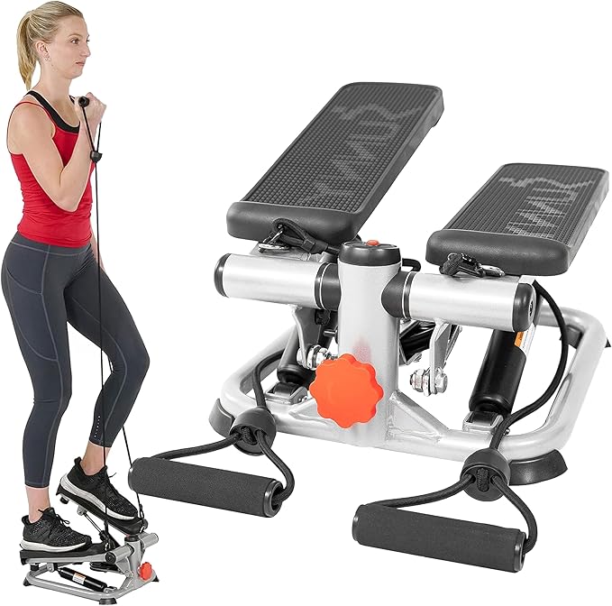 Sunny Health & Fitness Mini Steppers for Exercise at Home, Stair Step Workout Machine, Full Body