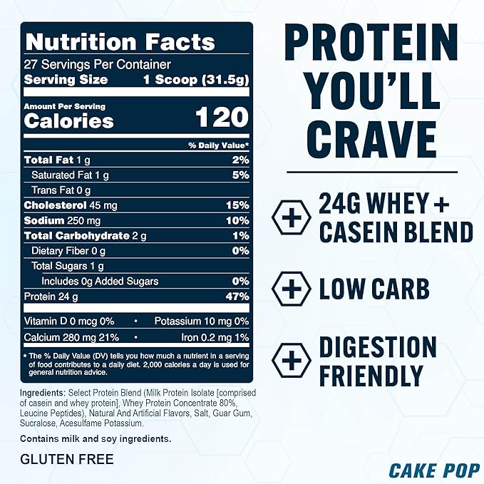 PEScience Select Protein Powder, Whey and Casein Blend, Clean Protein Powder for Women and Men, Low