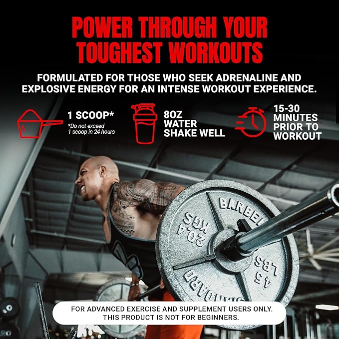 PROSUPPS Mr. Hyde Xtreme Pre Workout Powder with Creatine, Beta Alanine & Caffeine ??Extreme
