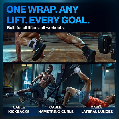 Modvel Gym Ankle Strap for Cable Machines ??Glute & Leg Kickback Ankle Straps for Gym Workouts