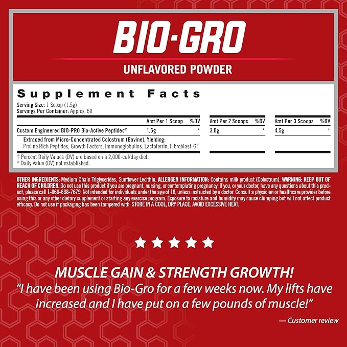 iSatori BIO-GRO Protein Synthesis Amplifier, for Muscle Recovery & Growth, Enhanced Stimulant Free