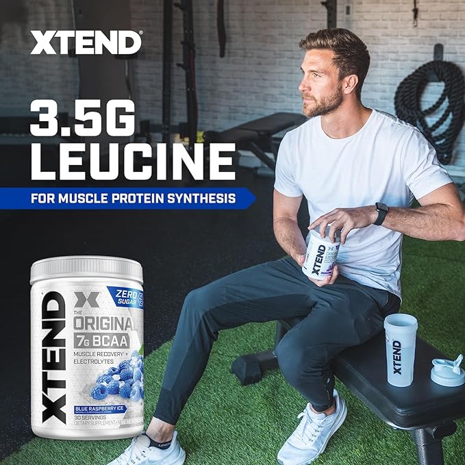 Xtend XTEND Original BCAA Powder 7g BCAA and 2.5g L-Glutamine, Sugar Free Post Workout Muscle
