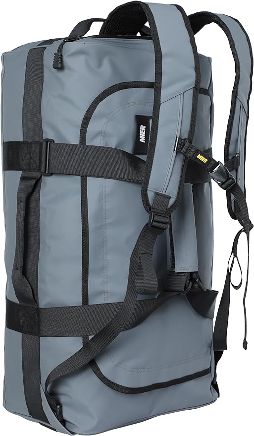 MIER Water Resistant Backpack Duffle Heavy Duty Convertible Duffle Bag with Backpack Straps for