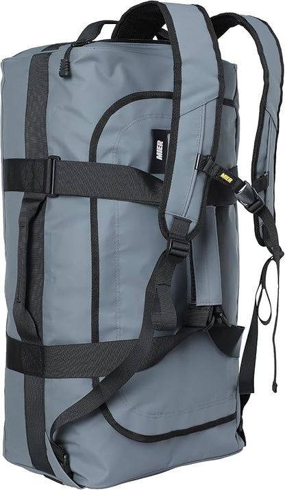 MIER Water Resistant Backpack Duffle Heavy Duty Convertible Duffle Bag with Backpack Straps for