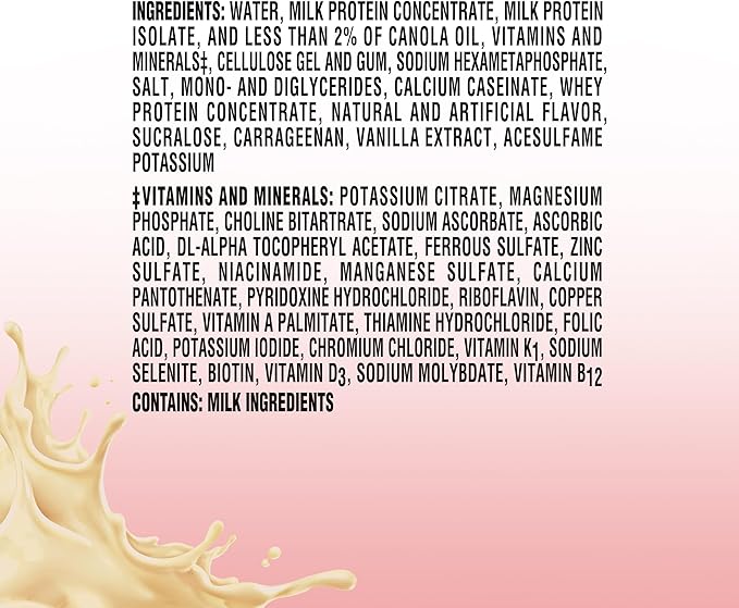 BOOST MAX Protein Shakes Ready to Drink - 30g High Protein Shake - Vanilla | Nutritional Drinks to