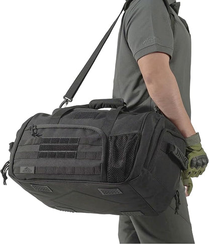 APRlLBAY 43L Large Capacity Military Duffel Bag - Tactical Gym Bag/Weekender for Men & Women (Jet