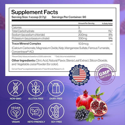 Dr. Price’s Electrolyte Mix | Sugar-Free Hydration Powder with 72+ Trace Minerals | No Sugar