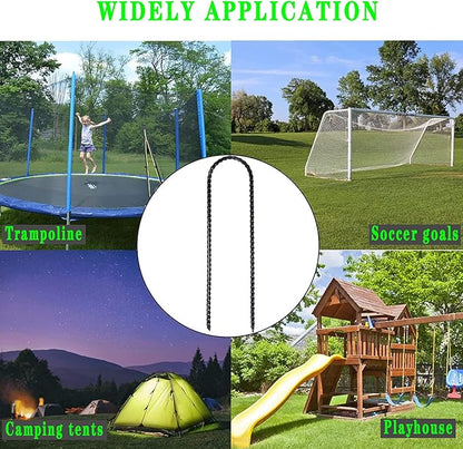 Nigh Coated Rebar Trampoline Wind Stakes Set of 12 Safety Ground Anchors Stakes Extra Heavy Duty