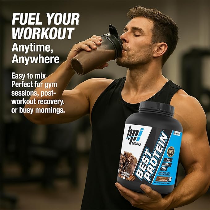 BPI Sports Best Protein ??100% Whey Protein Powder ??Muscle Growth, Recovery, Meal Replacement ??No