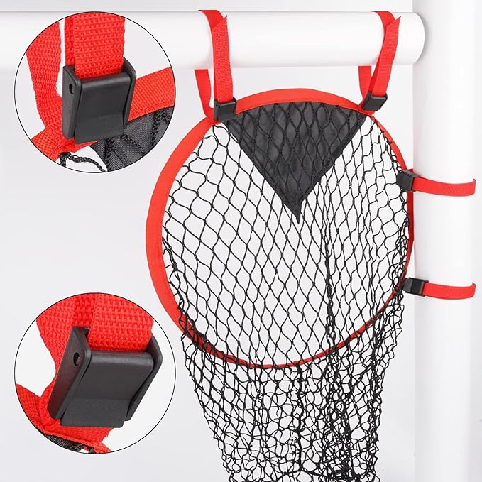 PodiuMax Top Bins Soccer Target Goal, Easy to Attach and Detach to The Goal, Set of 2, for Shooting