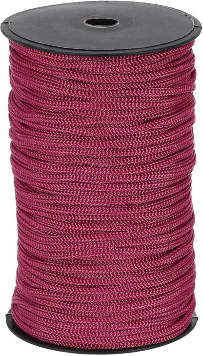MECCANIXITY 3/16 Inch Polypropylene Rope Braided Ropes, 328ft Nylon Rope Hollow Utility Cord for