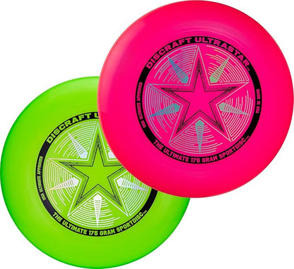 Discraft Ultrastar Ultimate Discs 1 & 2 Packs, Standard Size, for Competitive & Casual Play