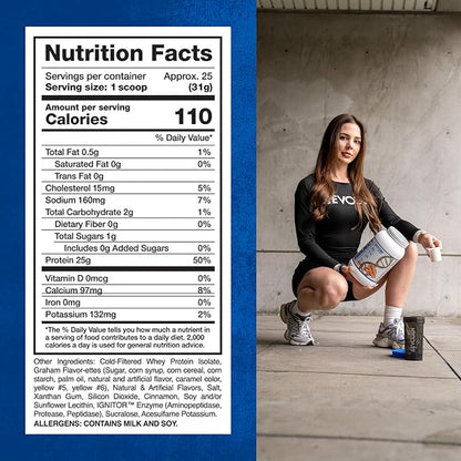 Evogen Isoject - Whey Protein Isolate | Ultra-Pure Whey Protein Powder with Ignitor Enzymes, BCAAs