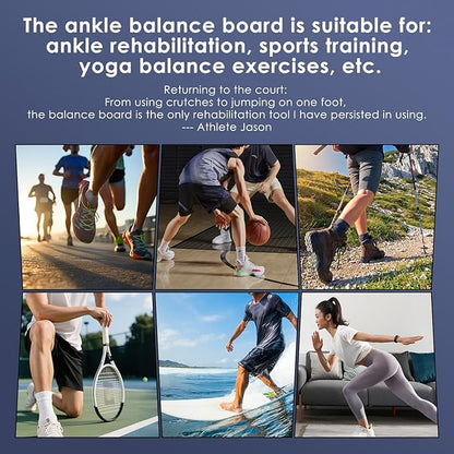 Ankle Balance Board - Non-Slip Balance Board for Physical Therapy, Fast Injury Recovery & Core