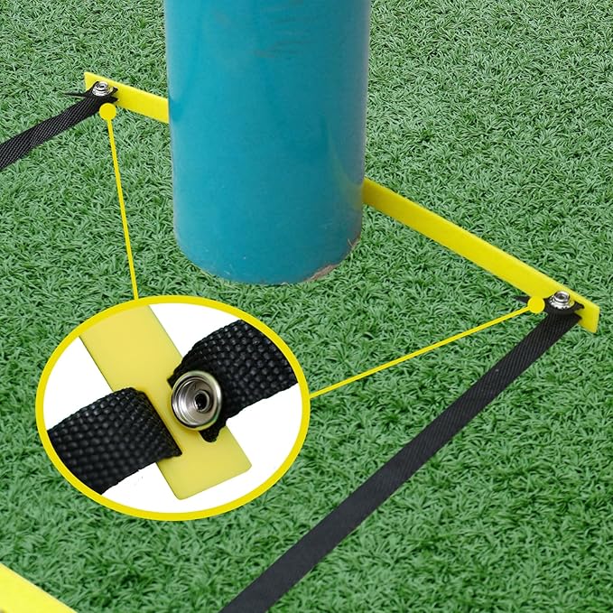 20ft Adjustable Agility Ladder with Carry Bag – Football Training Equipment & Speed Ladder for
