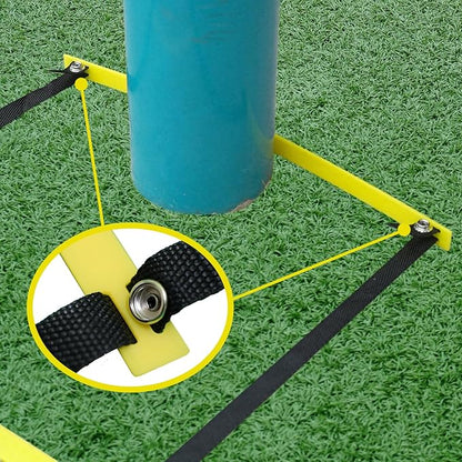 20ft Adjustable Agility Ladder with Carry Bag – Football Training Equipment & Speed Ladder for