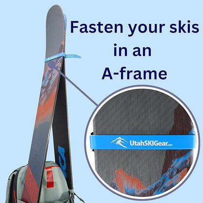 Utah SKI Gear 21" Strap with Aluminum Buckle - Weatherproof, UV-Resistant, Perfect for Securing