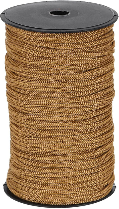 MECCANIXITY 3/16 Inch Polypropylene Rope Braided Ropes, 328ft Nylon Rope Hollow Utility Cord for