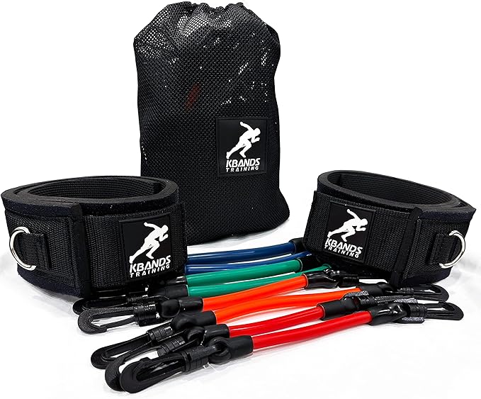 Kbands | Speed and Strength Leg Resistance Bands | Includes Speed 101 and Agility FX Digital
