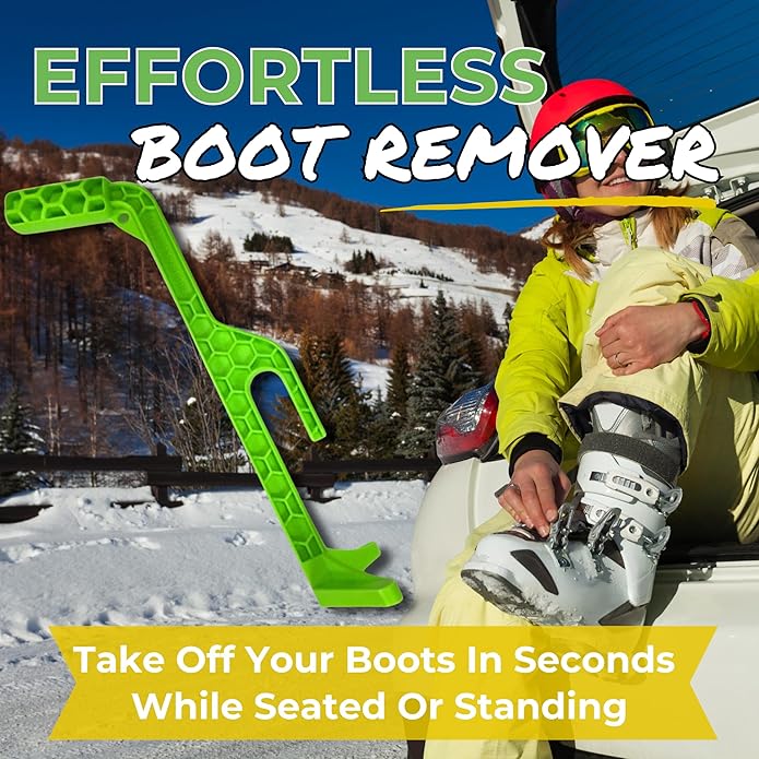 Ski Boot Remover Tool with Ergonomic Handle - Heavy-Duty Boot Removal Device for Skiing