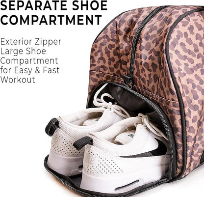 Vooray Burner Gym Duffel Bag, Gym Bag for Women and Men with Shoe Compartment, Weekender, Overnight