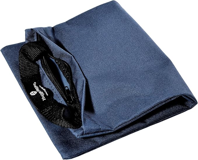 Hugger Mugger Unfilled 10lb Yoga Sandbag - Adds Weight to Your Poses, Zipper Cover, Sturdy Handle