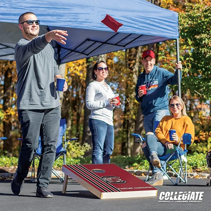 2' x 3' Solid Wood Cornhole Set with Direct Print HD Team Graphics – Great Gift for Any NCAA Fan!