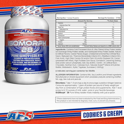 APS Nutrition IsoMorph 28 Protein Powder | Pure Whey Isolate | Cold Pressed, Ultra- Filtered, & Ion