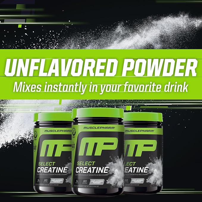 MusclePharm Creatine Monohydrate Powder, Pre Workout Muscle Builder & Post Workout Muscle Recovery