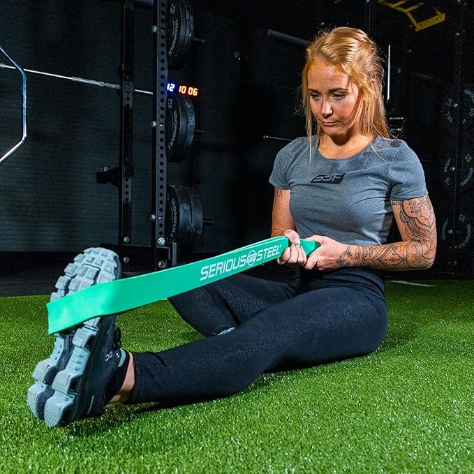 Serious Steel Fitness 32" Resistance Training Bands (Portable Exercise Band System Training Bands