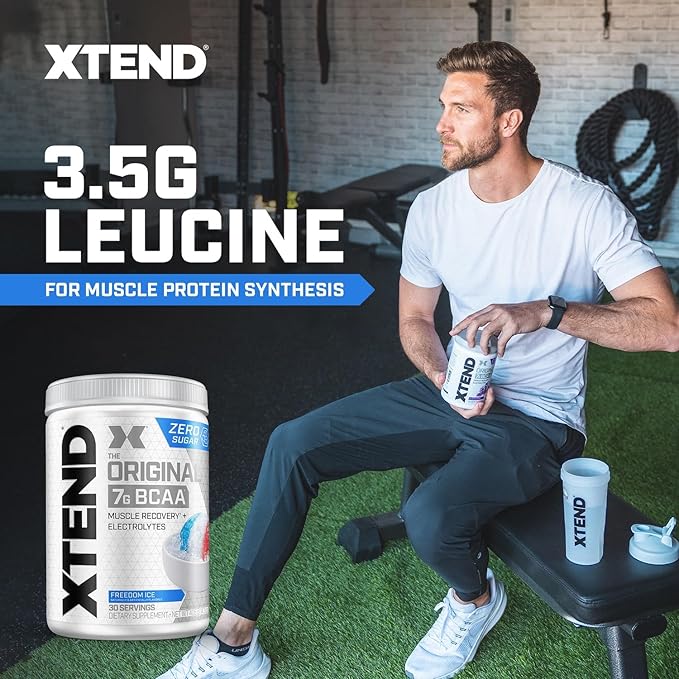 Xtend XTEND Original BCAA Powder 7g BCAA and 2.5g L-Glutamine, Sugar Free Post Workout Muscle