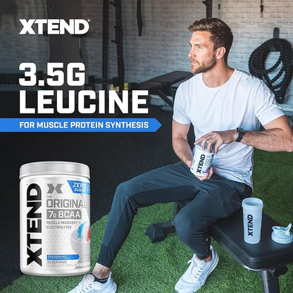 Xtend XTEND Original BCAA Powder 7g BCAA and 2.5g L-Glutamine, Sugar Free Post Workout Muscle