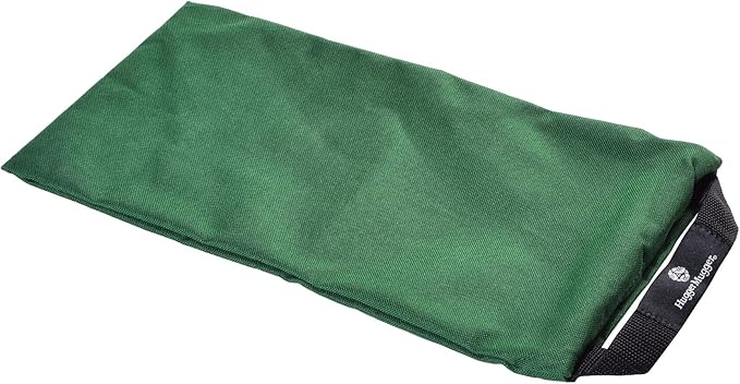 Hugger Mugger Unfilled 10lb Yoga Sandbag - Adds Weight to Your Poses, Zipper Cover, Sturdy Handle