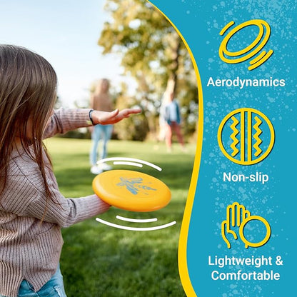 Wham-O Frisbee Go Flying Disc, 9 Inch Lightweight Sports Disc for Beginners Outdoor Beach Backyard