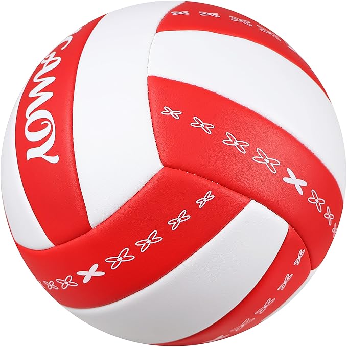 Volleyball Size 5 - Premium PU Leather, Ultra-Durable Soft to The Touch for Youth, Adults, Ideal