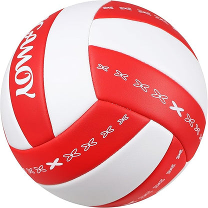 Volleyball Size 5 - Premium PU Leather, Ultra-Durable Soft to The Touch for Youth, Adults, Ideal