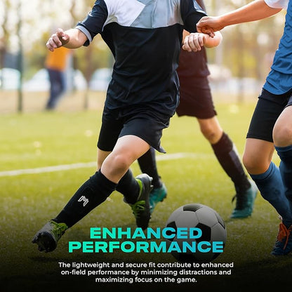 Mini Shin Guards Soccer – Built in Shin Pad Sleeves for Mens, Women, Teens - Small Shin Guards