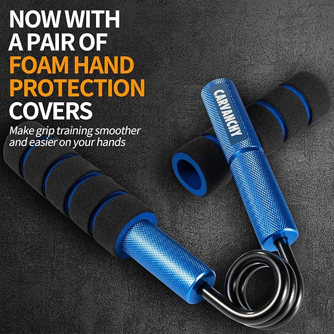Grip Strength Trainer Set, 50-300LB(6 Pack), Wrist Forearm Strengthener, Metal No Slip, Hand Grip