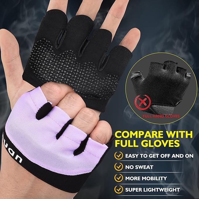 ihuan New Weight Lifting Gym Workout Gloves Men & Women, Great for Weightlifting, Exercise