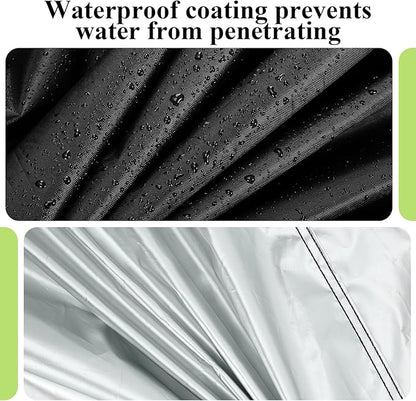 Squat Rack Cover with Waterproof Zipper, Protective Cover for Power Cage/Weight Lifting Rack/Weight